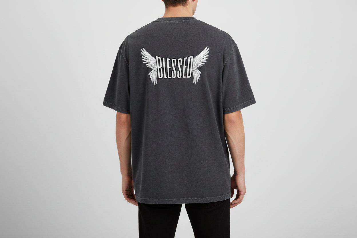 Wings/ Oversized Shirt/ Christian Theme