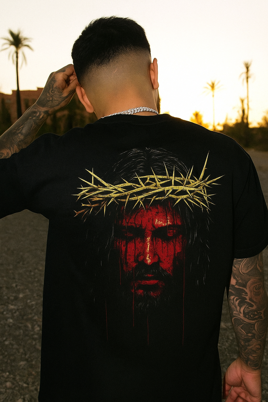 HOLY JESUS Oversized Shirt/ Christian Theme