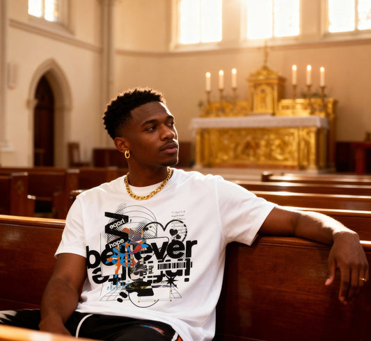 Hope & Believer / Oversized Shirt / Christian Theme