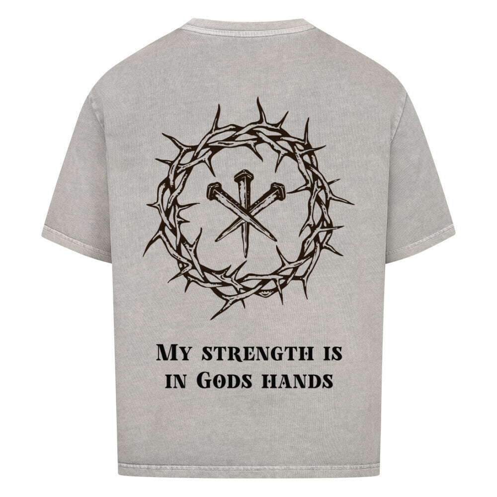ave maria oversized t shirt premium t shirt t shirt christliches jesus religiöses t shirt christian streetwear with Psalm 
46:5 god is within her she will not fall  bedrucktes t shirt print  natural raw  beige  nudetone with psalm if god is with me who can be against me washed black grey babyblau babyblue