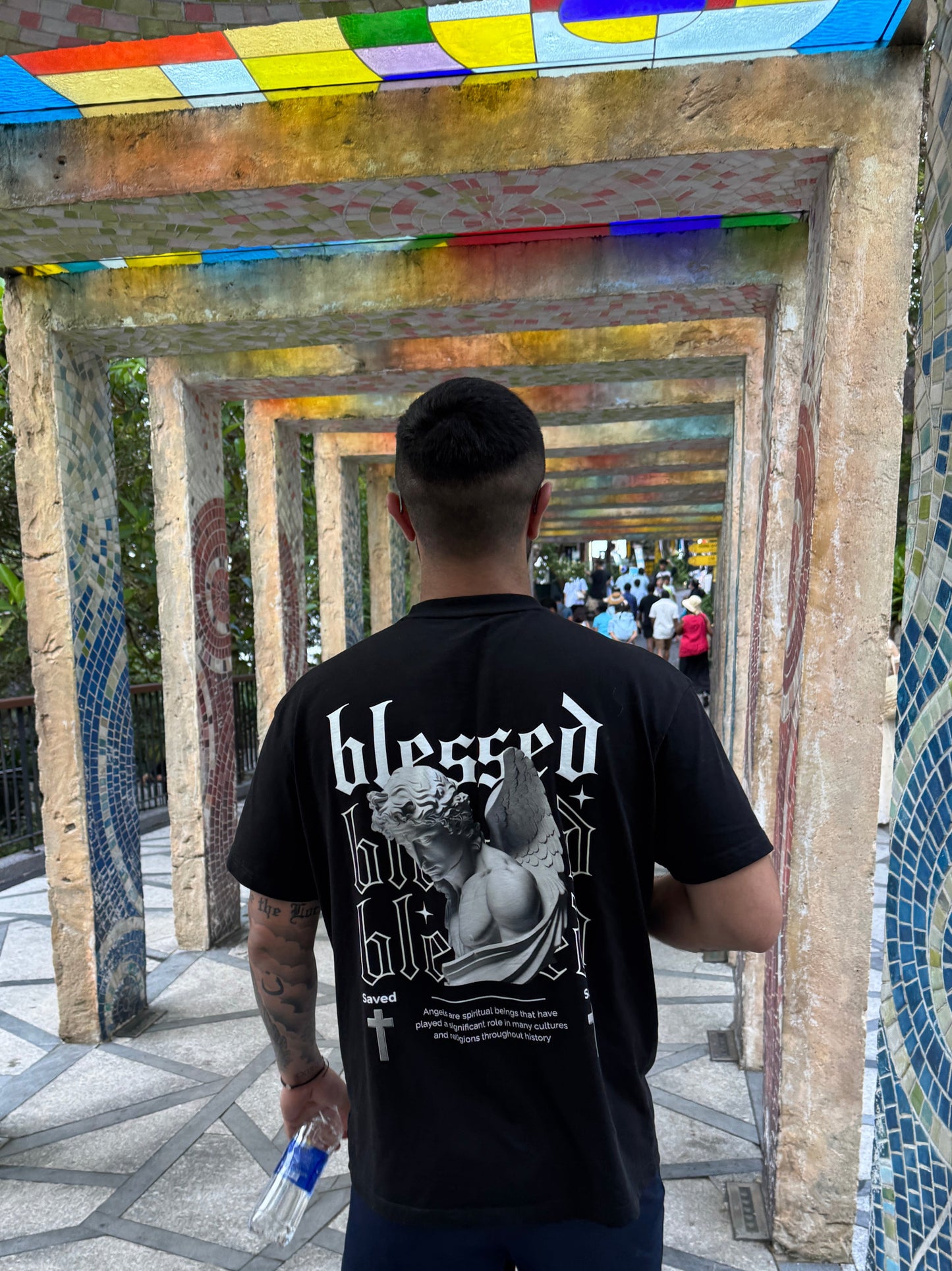 BLESSED x JESUS IS KING Oversized Shirt