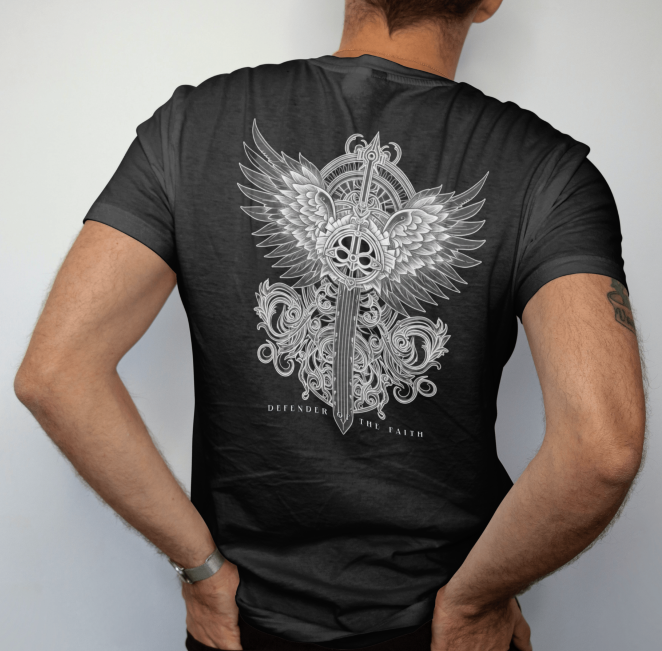 Defender/ Oversized Shirt/ Christian Theme