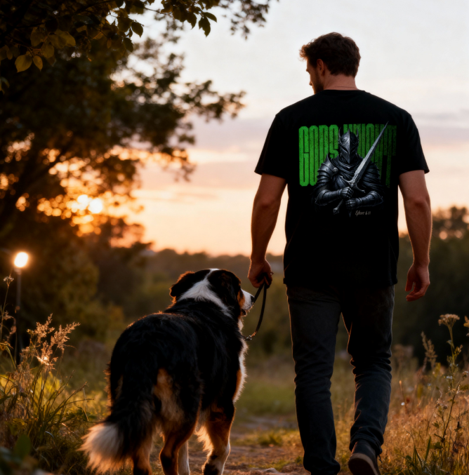 Dark Knight/ Oversized Shirt/ Christian Theme