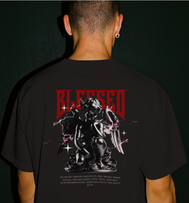 Blessed Angel/ Oversized Shirt/ Christian Theme