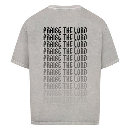 praise the lord oversized t shirt premium t shirt t shirt christliches jesus religiöses t shirt christian streetwear with Psalm bedrucktes t shirt print  natural raw  beige  nudetone with psalm  washed black grey white natural raw babyblue babyblau himmelblau washed grey 