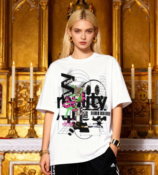 Jesus Reality/  Oversized Shirt / Christian Theme